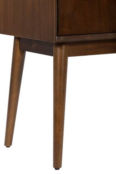 Alt View 2. Adore Decor - Adore Decor Brookline 2 Door Storage Cabinet, Walnut Brown - Walnut Brown.