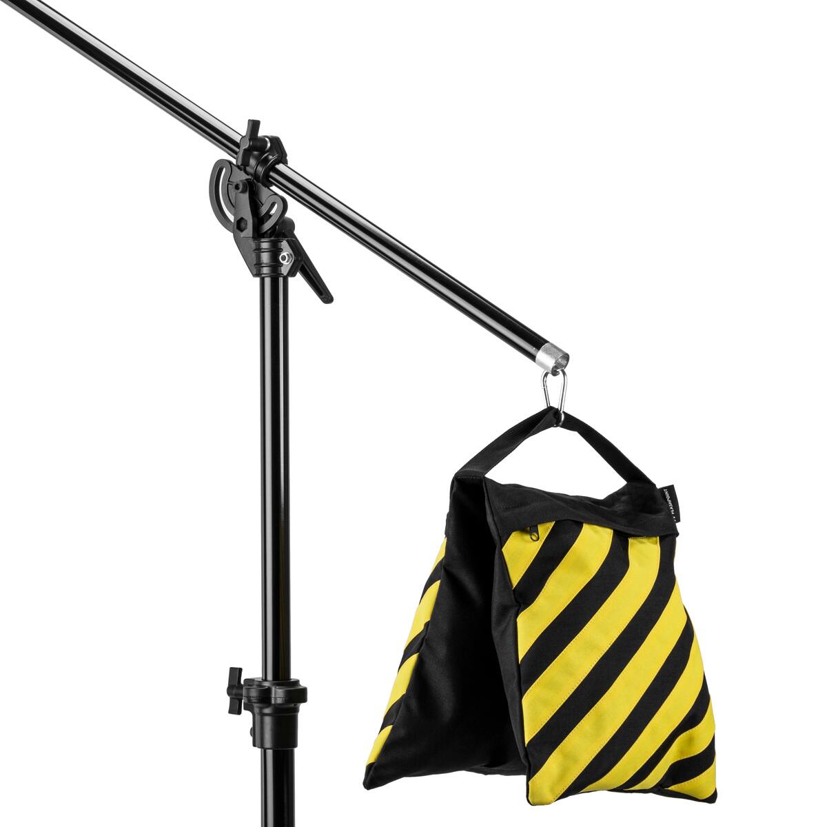 Alt View 1. Flashpoint - Flashpoint Empty Saddle Sandbag, 27lb Capacity, Yellow  Black.