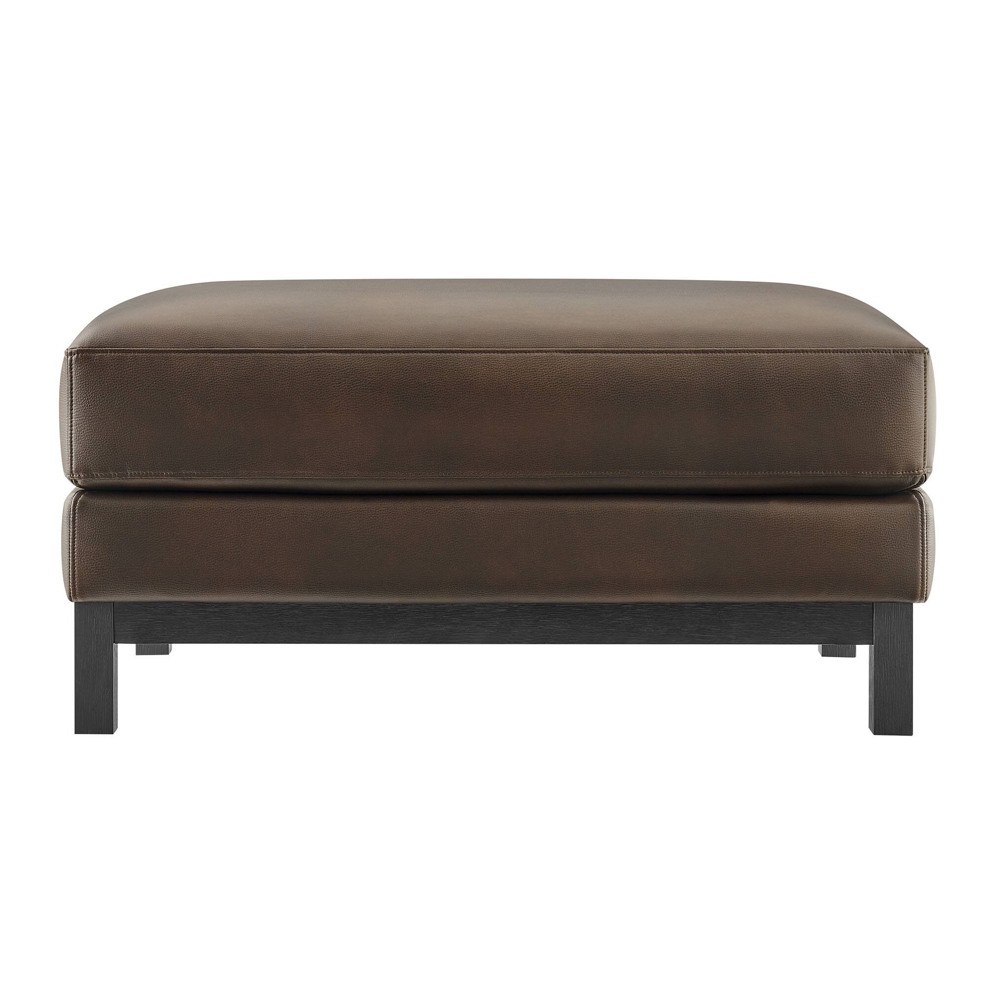 Alt View 4. Modway - Roscoe Upholstered Ottoman - Espresso.