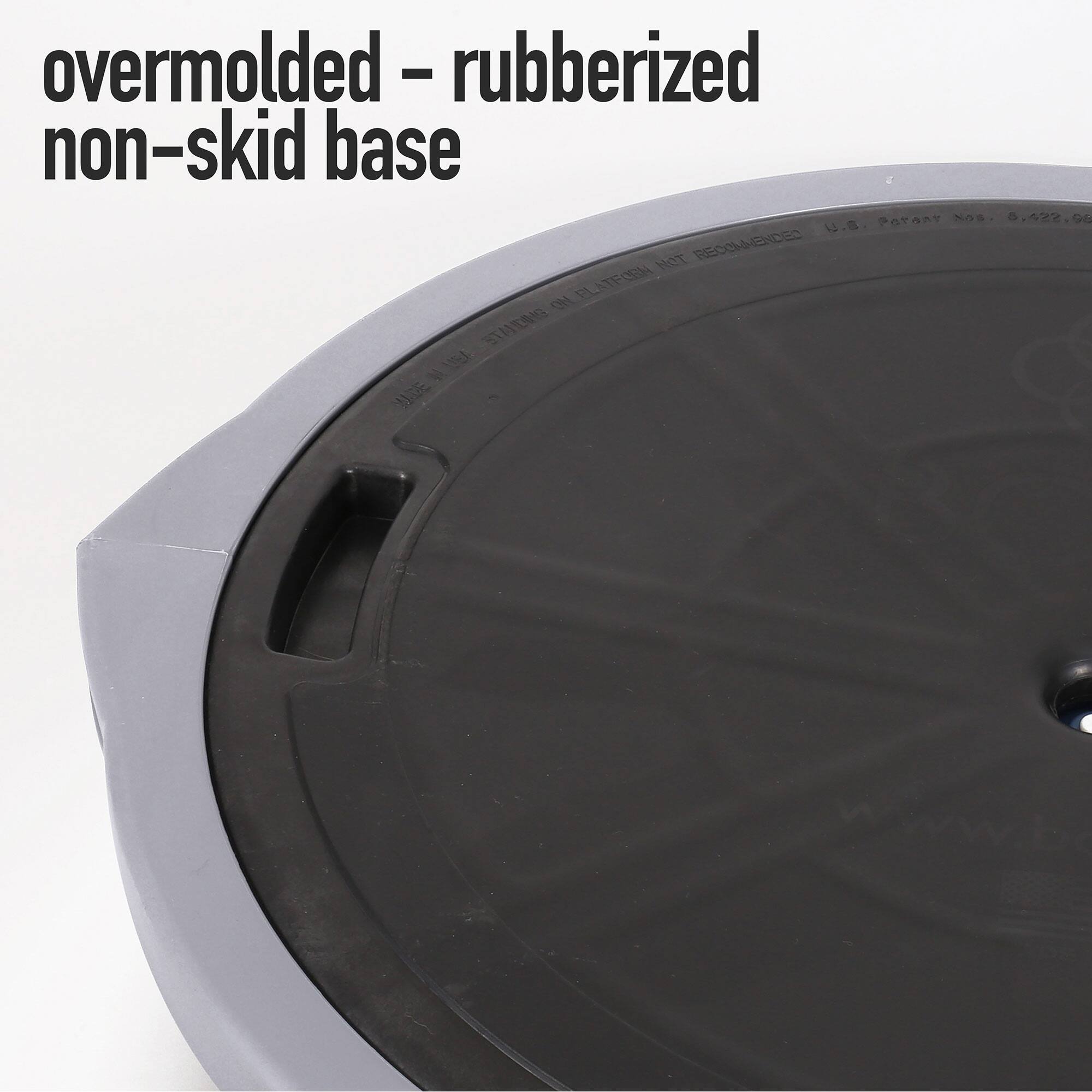 overmolded - rubberized non-skid base

U.S. Patent Nos. 5,422,966

NOT RECOMMENDED FOR USE ON ELT-FORMED SURFACES