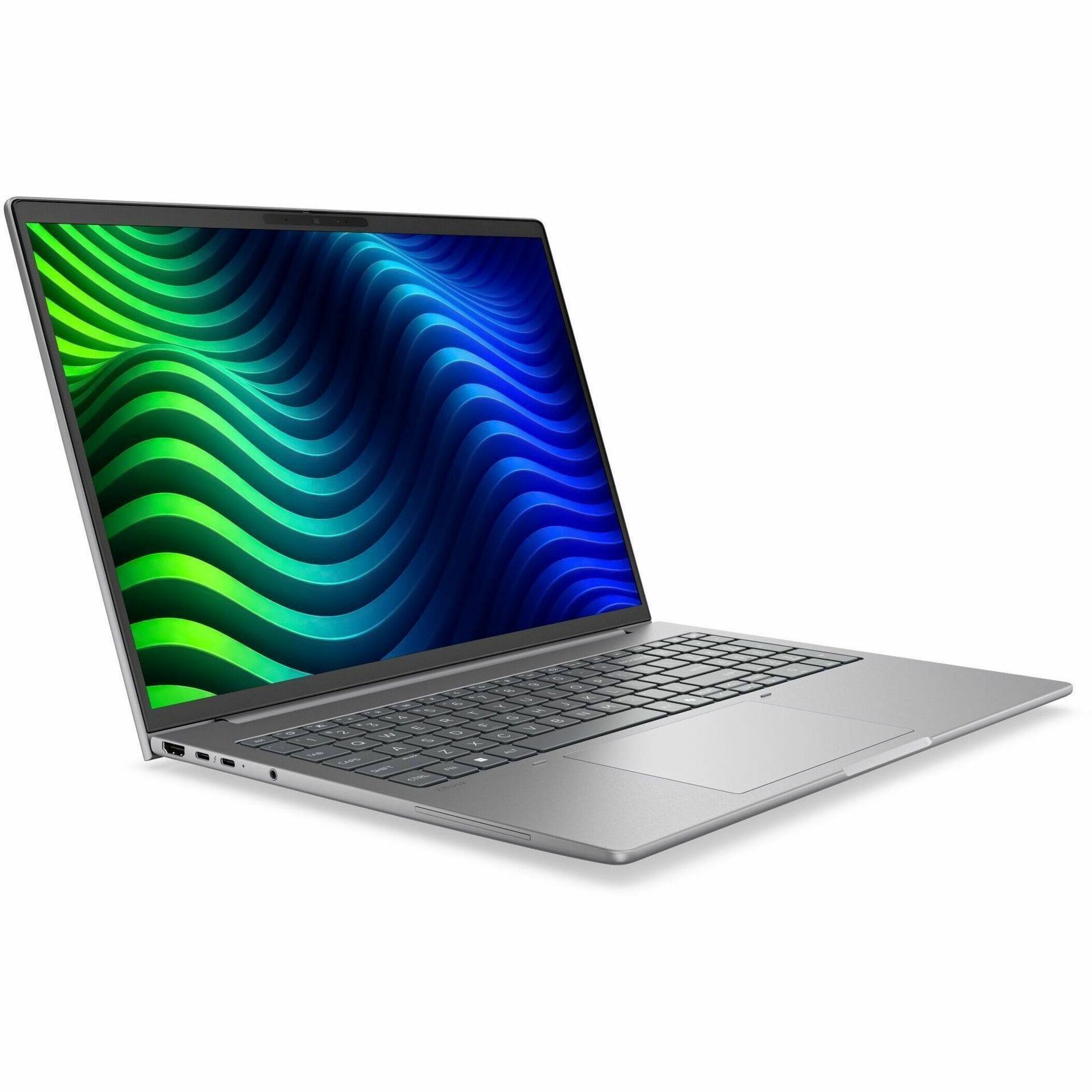 Alt View 20. HP - ZBook 8 G2i 16" IPS 1920 x 1200 (WUXGA) Laptop - Intel Core Ultra 7 with 16GB Memory - 512 GB SSD - Meteor Silver Aluminum, Gray.