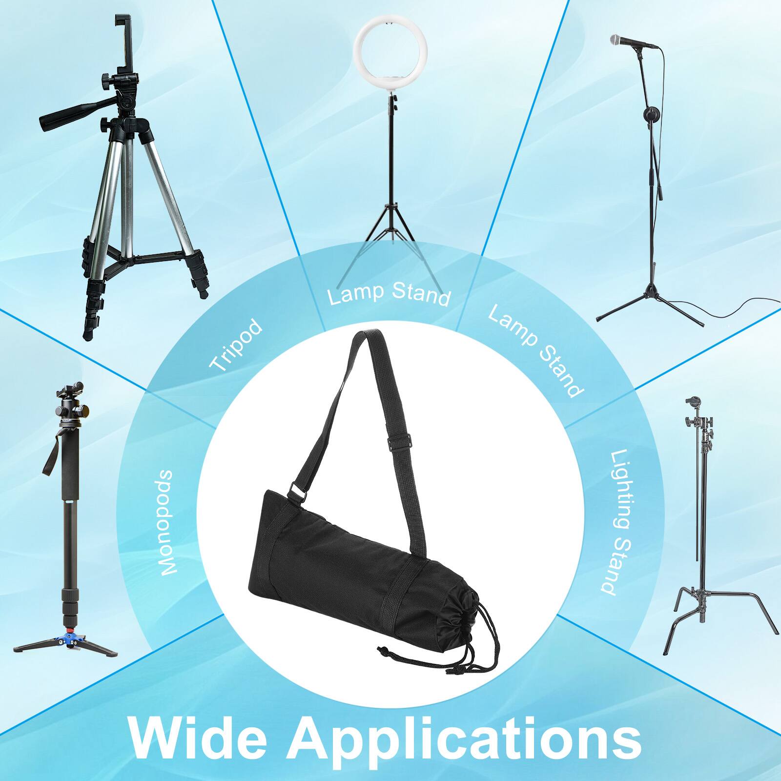 Monopods, Tripod, Lamp Stand, Lighting Stand, Wide Applications