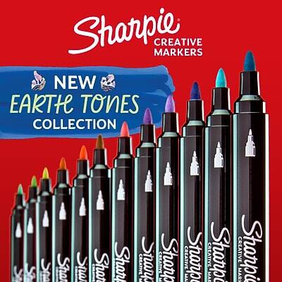 Sharpie Creative Markers  
New Earth Tones Collection