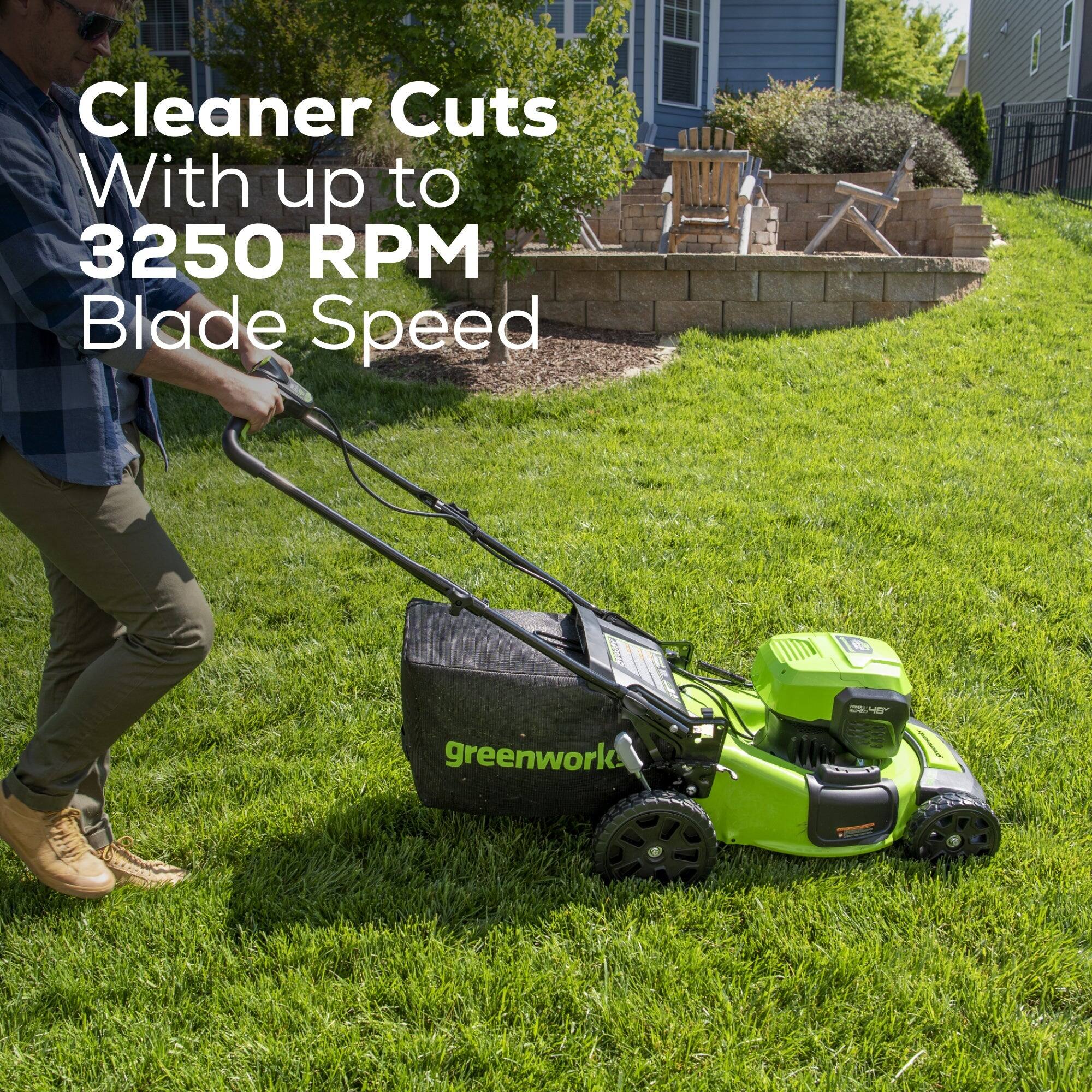 Cleaner Cuts With up to 3250 RPM Blade Speed

greenwork