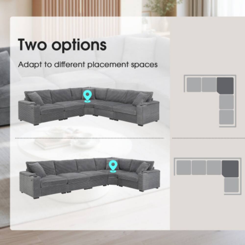 Two options  
Adapt to different placement spaces
