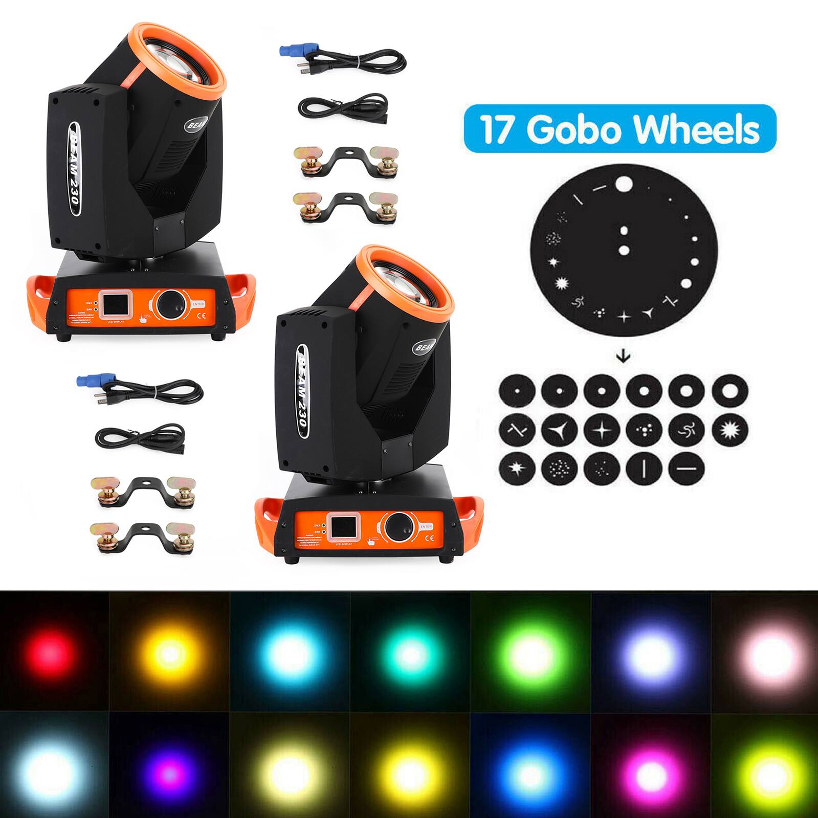 PEAM230 BED 17 Gobo Wheels CE AM230 BEA