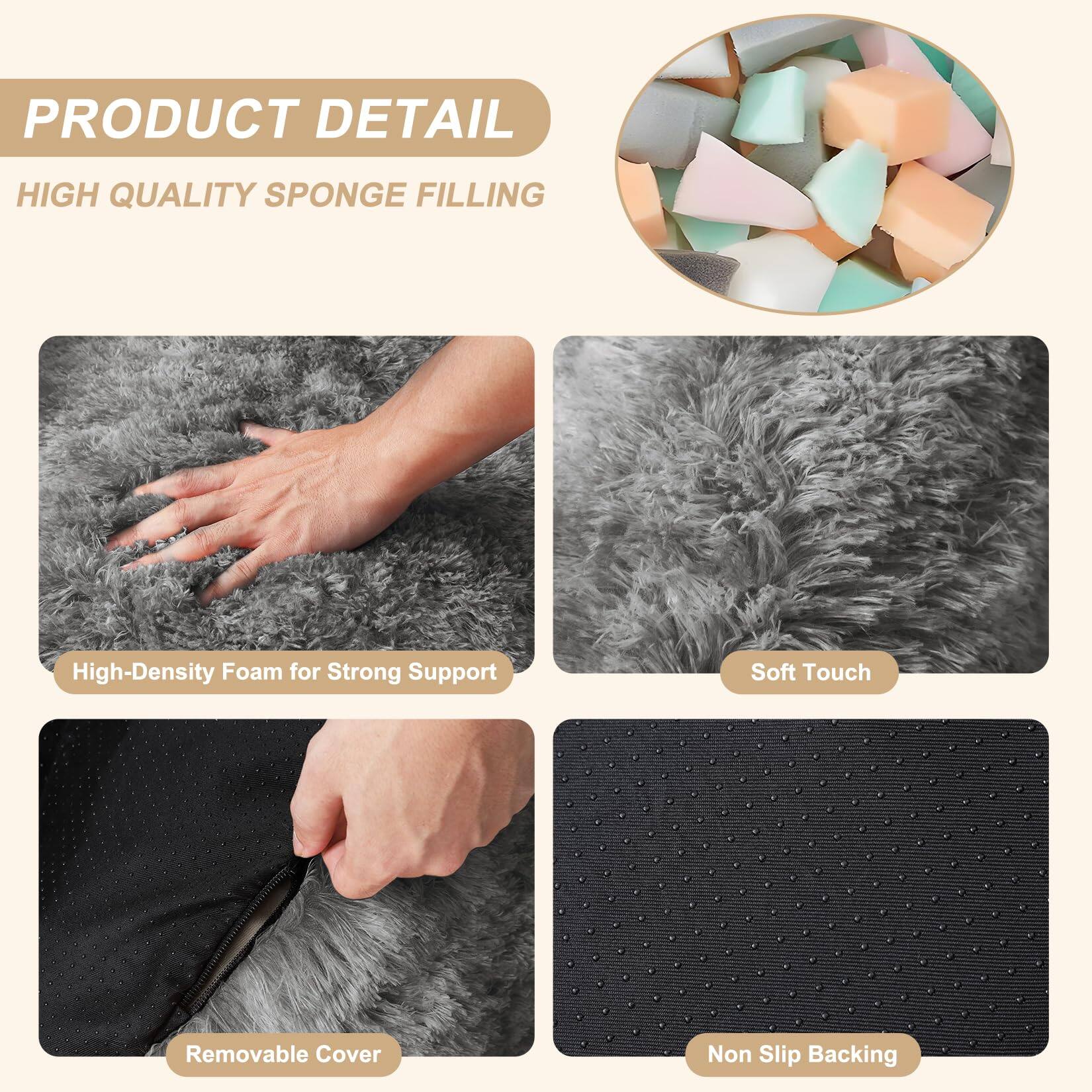 PRODUCT DETAIL

HIGH QUALITY SPONGE FILLING

- High-Density Foam for Strong Support
- Soft Touch
- Removable Cover
- Non Slip Backing