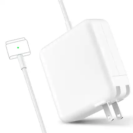 Front. BEARSOLIM - Mac Book Pro Charger - 60W T-Tip Magnetic Charger Power Adapter, Universal Laptop Charger Compatible with Mac Book Air.