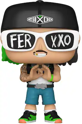 Feid - Funko POP! Rocks: Ferxxo (Glow-in-the-Dark) - COLLECTIBLES - Multicolor