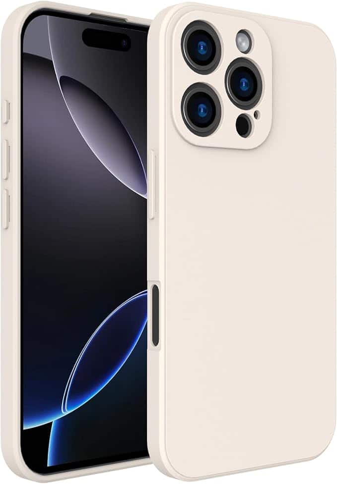 Gravity Ridge - for iPhone 14 Pro Slim Thin Ultra Flexible Silicone Phone Case Gel Rubber Soft Protective Case Drop Protection - White