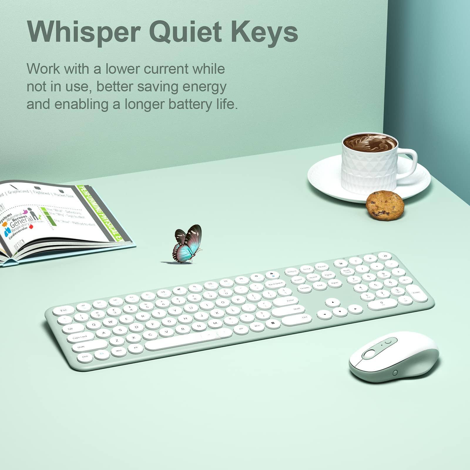 Whisper Quiet Keys

Work with a lower current while not in use, better saving energy and enabling a longer battery life.