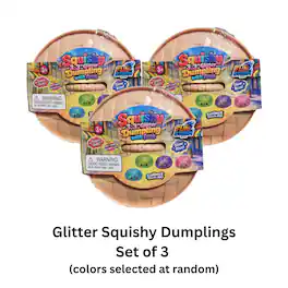 Fun Storm - Mystery Squishy Glitter Dumplings Blind Box (3 pcs)