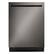Front. LG - FlushFit 24" Top Control Smart Built-In Stainless Steel Tub Dishwasher with 3rd Rack, 1-Hour Wash & Dry Cycle and 42dBA - Black Stainless Steel.
