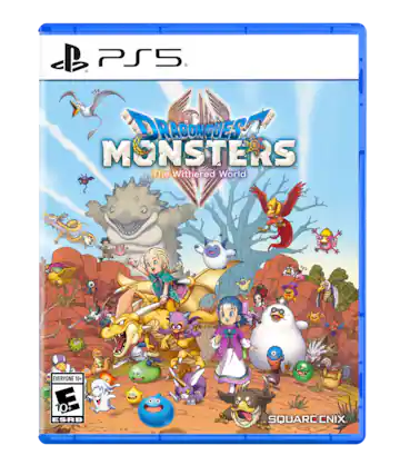 PS5
DRAGON QUEST MONSTERS
The Withered World
EVERYONE 10+
E 10+ ESRB
SQUARC CNIX - E10+ (Everyone 10+)