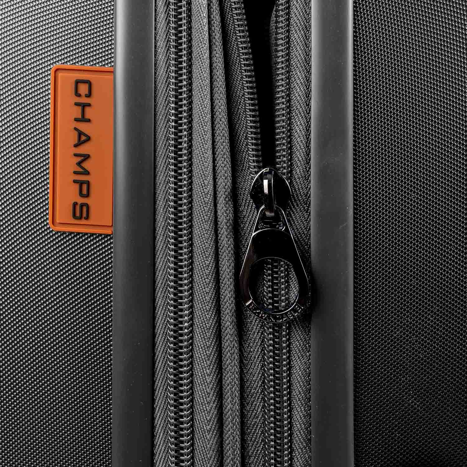 Alt View 2. Champs - Vintage II Collection Medium Luggage Case - Grey.