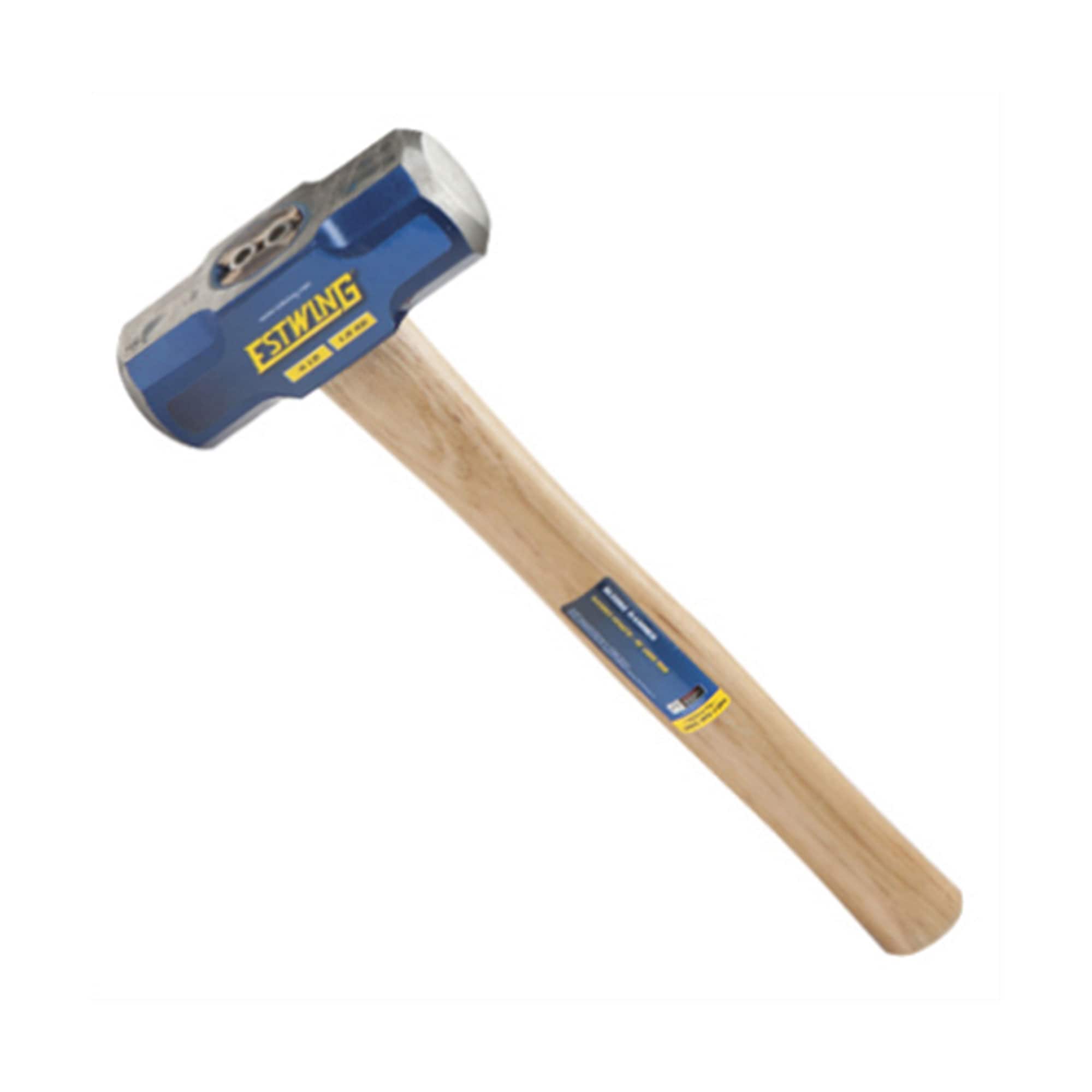 Estwing - 4 Pound Head Hard Face Stake Sledge Hammer with 16 Inch Hickory Handle - Blue, Natural