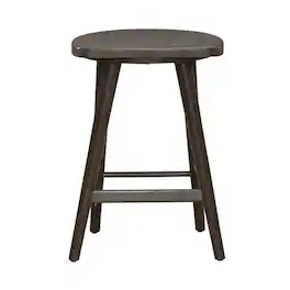 Liberty Furniture Industries - City View Counter Height Wood Stool for Accent Seating - Coffee Bean