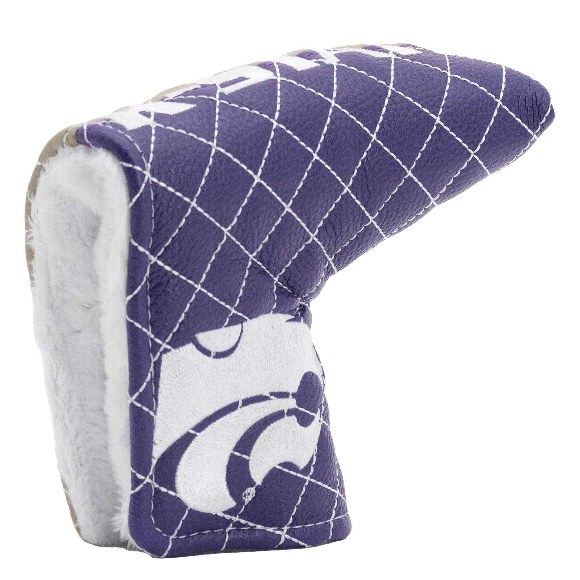Alt View 3. Team Golf - Kansas State Wildcats Quilted Blade Putter Cover - Multicolor.
