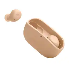 JBL - Vibe Buds - True Wireless Earbuds, Smart Ambient, VoiceAware, Water and dust Resistant, Deep Bass Sound - Beige