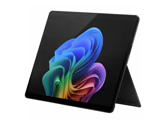 Front. Microsoft - Microsoft Surface Pro 11 - 13" - Snapdragon X Elite - 16 GB - 1 TB SSD - Black - Windows 11 Pro - Black.