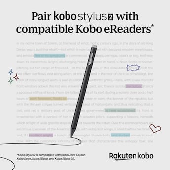Kobo Stylus 2 Mark Up, Write Notes and Make Highlights Kobo Stylus 2 Mark Up, Write Notes and Make Highlights