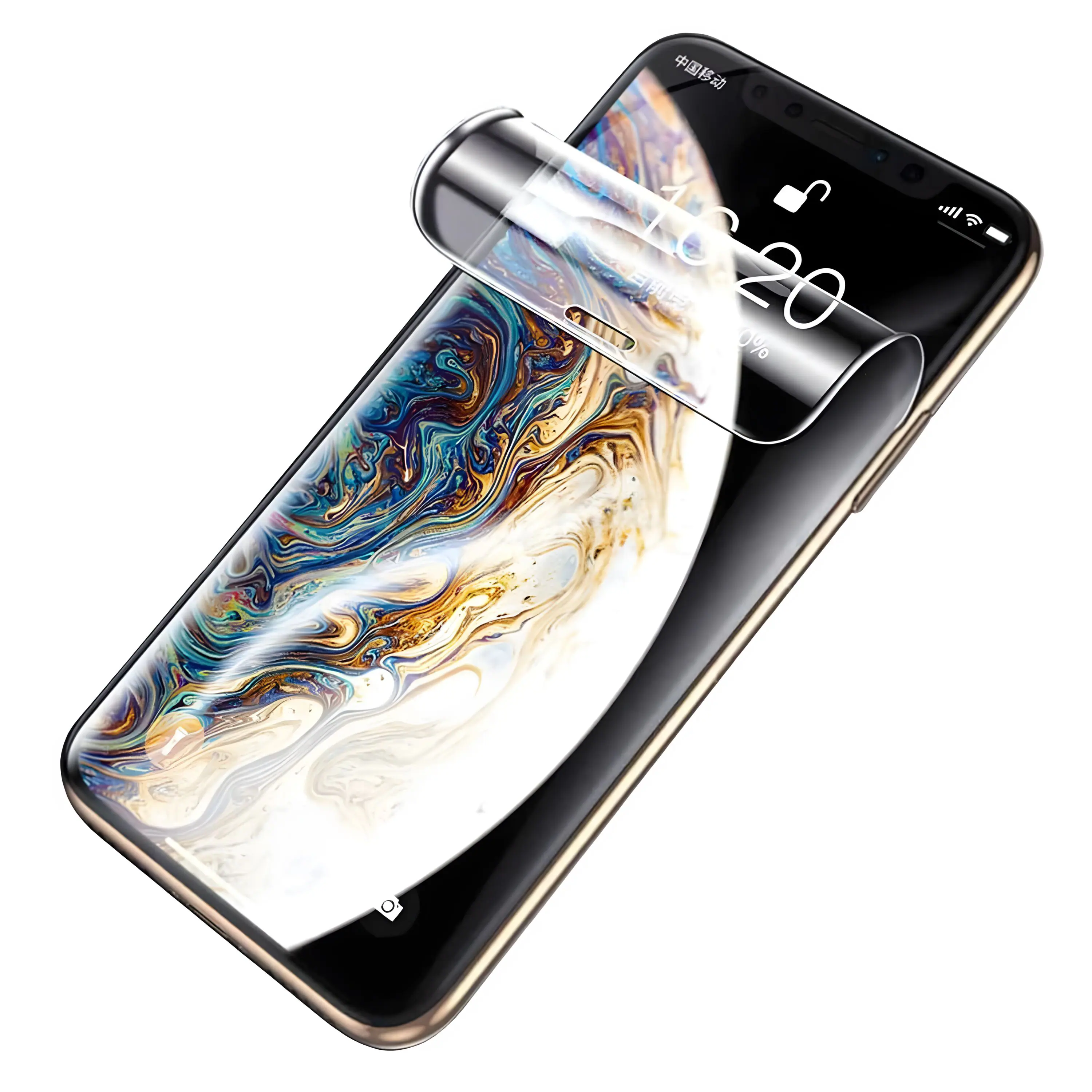 Kitcheniva - Hydrogel Screen Protector For iPhone 15 Pro 2 Pack - Clear