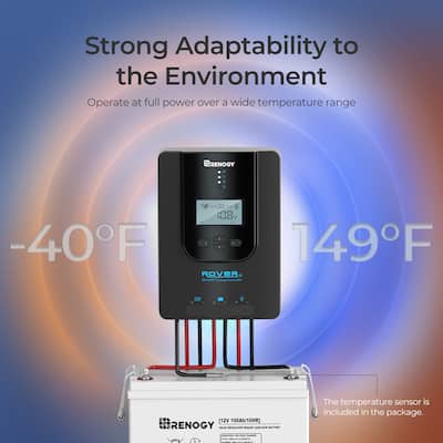Renogy 40A MPPT Controller w/Bluetooth Black RNG-CTRL-RVR40-BT-G3 Renogy 40A MPPT Controller w/Bluetooth Black RNG-CTRL-RVR40-BT-G3