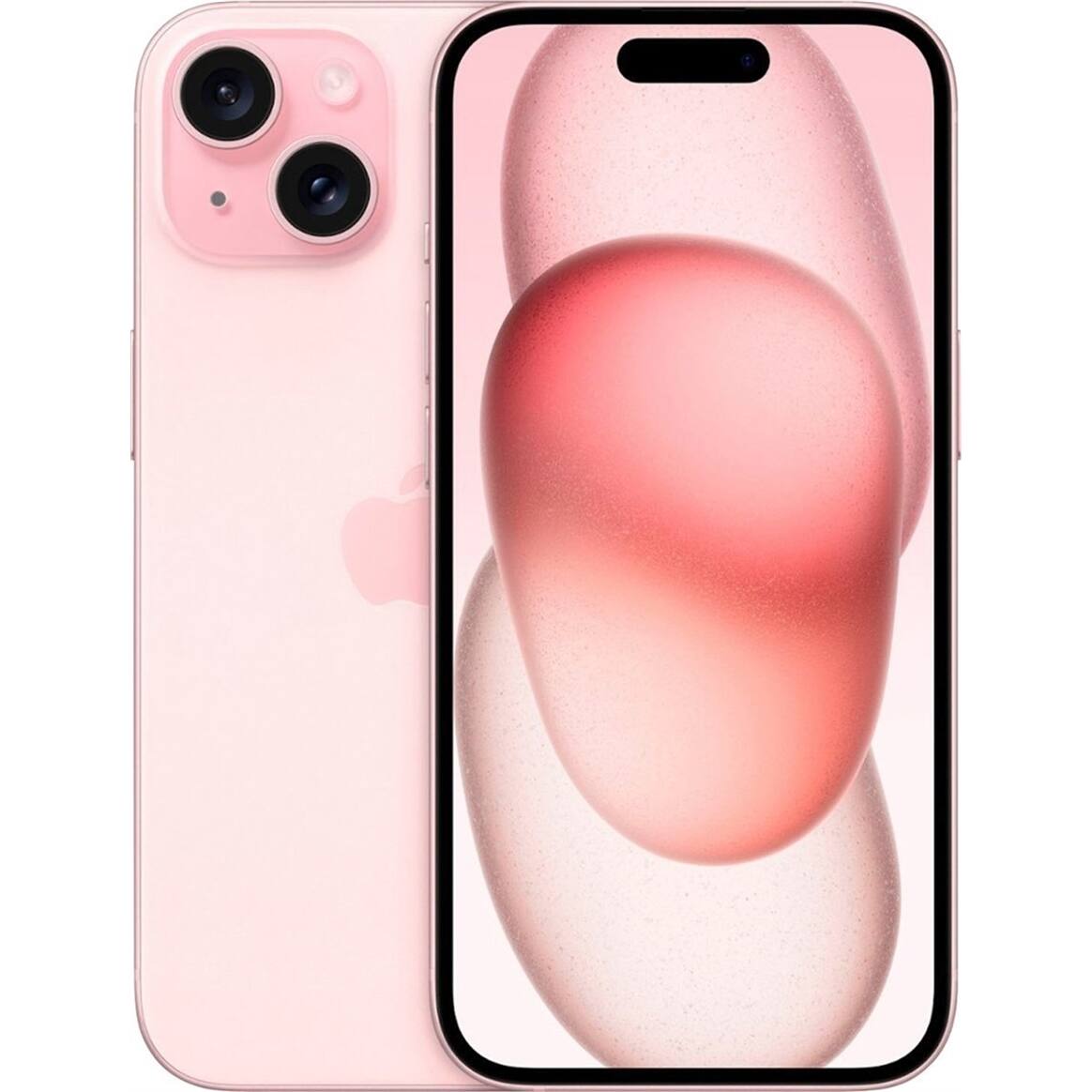 Front. Apple - iPhone 15 128GB 6.1" 5G Fully Unlocked,  - Pink.