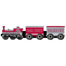 Fan Creations - Ohio State Buckeyes 6'' x 24'' Train Cutout Sign - Multicolor