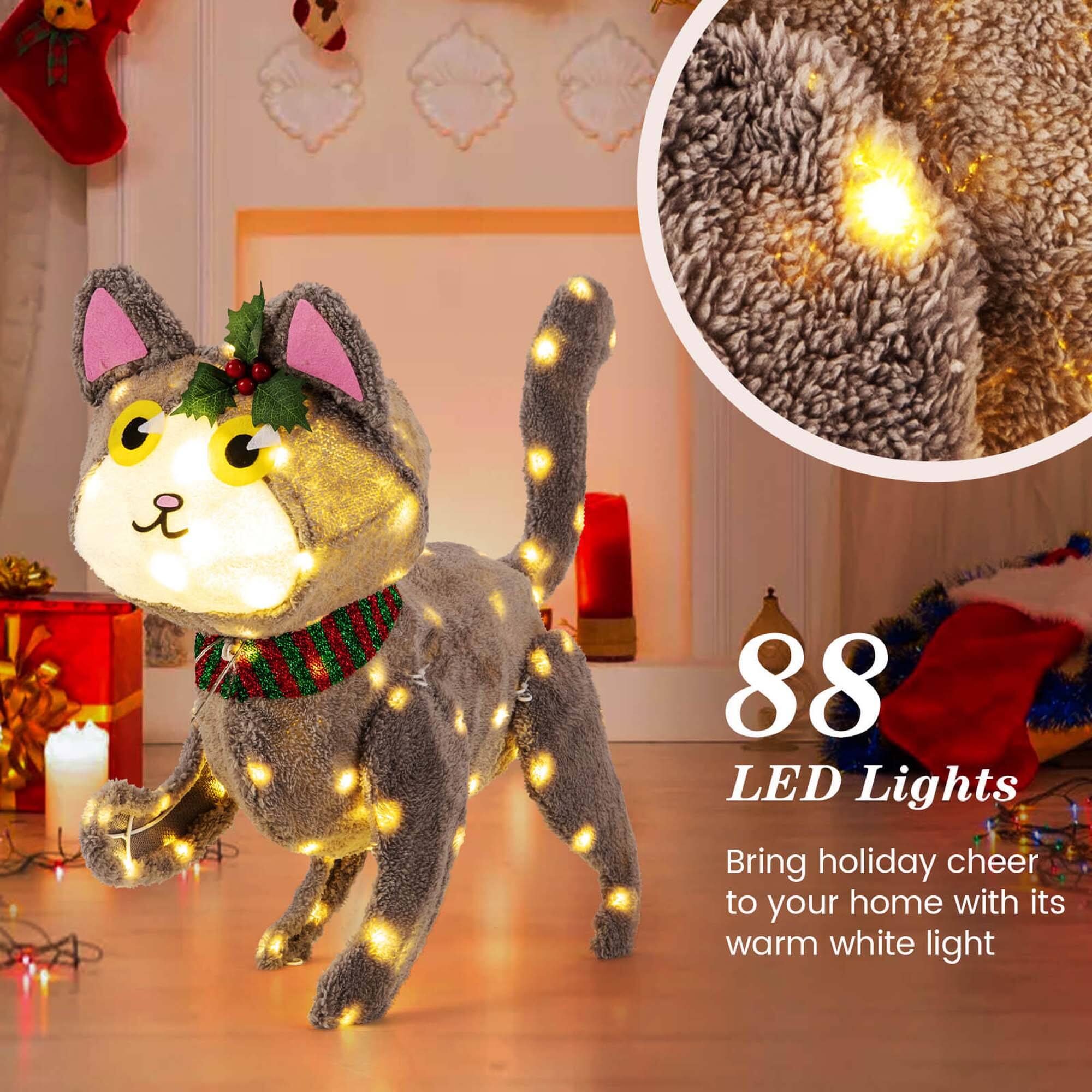 88 LED Lights  
Bring holiday cheer to your home with its warm white light