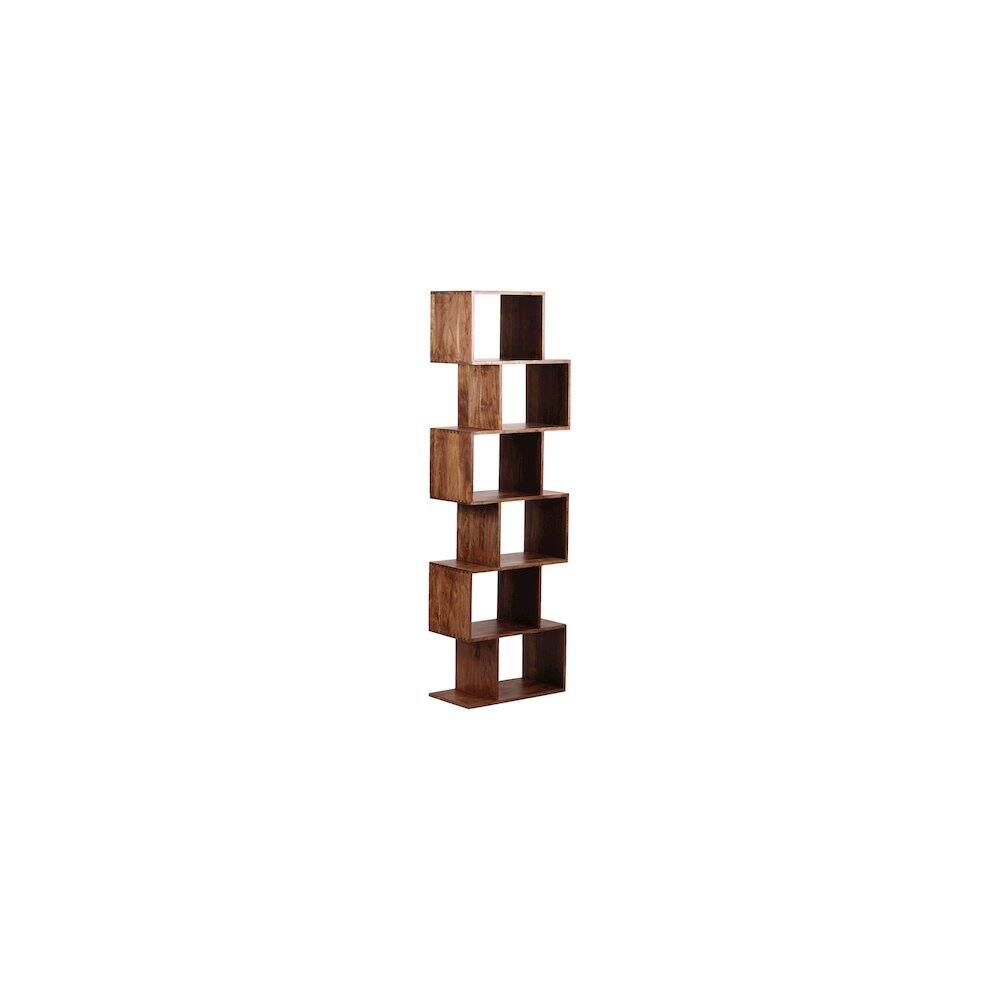 Alt View 1. Porter Designs - Portola Solid Acacia Wood Bookcase - Brown.