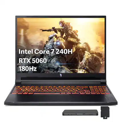 Intel Core 7 240H RTX 5060 180Hz