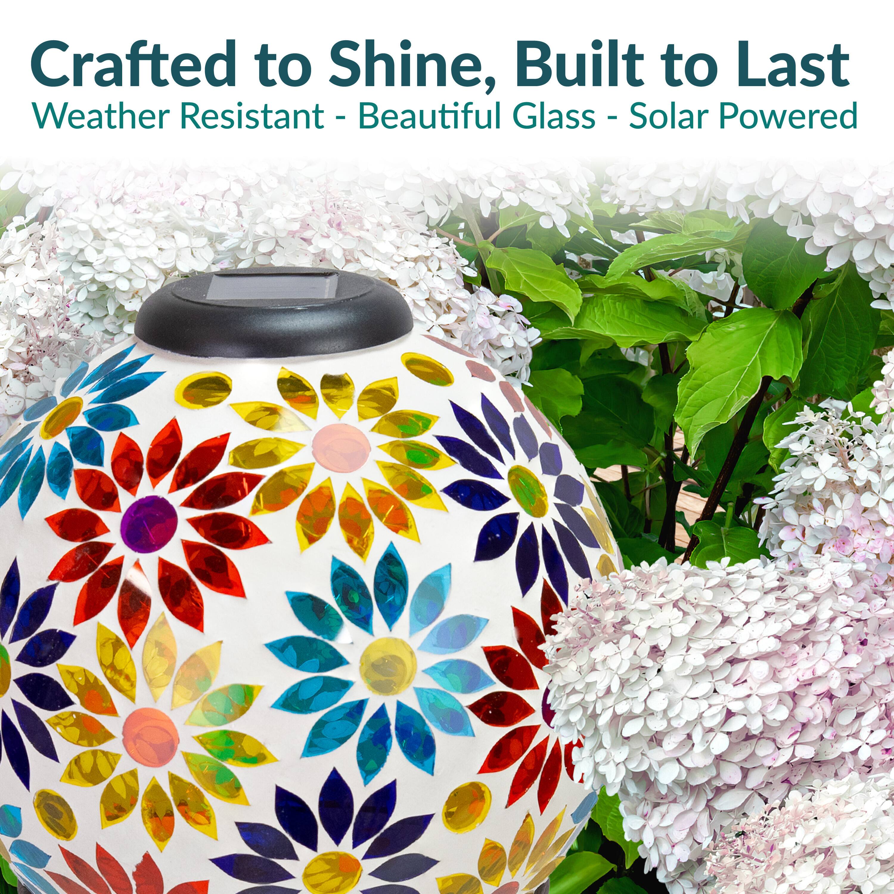 Crafted to Shine, Built to Last  
Weather Resistant - Beautiful Glass - Solar Powered