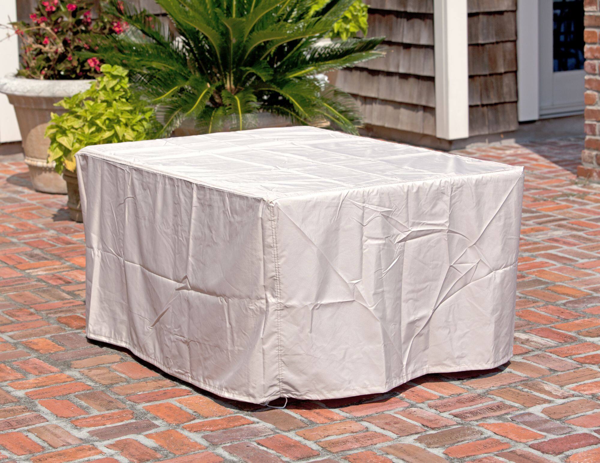 Alt View 21. Fire Sense - Fire Sense Armstrong Basketweave Aluminum Convertible Gas Fire Pit Table 55000 BTU Multi-Functional Outdoor Firepit - Antique Bronze.