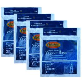 12-Pack EnviroCare Micro-Filtration Allergy Bags – Fits Bissell 3267 PowerGlide / Velocity Uprights