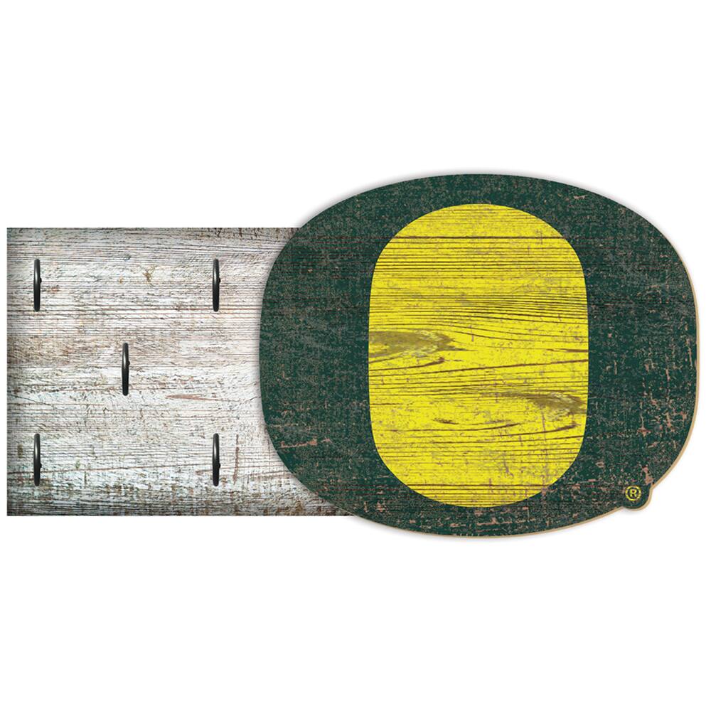 Oregon Ducks 6" x 12" Mounted Key Holder