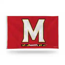 Rico Industries - Maryland Terrapins 3X5 Indoor Outdoor Banner Flag w/grommets for hanging - Multi