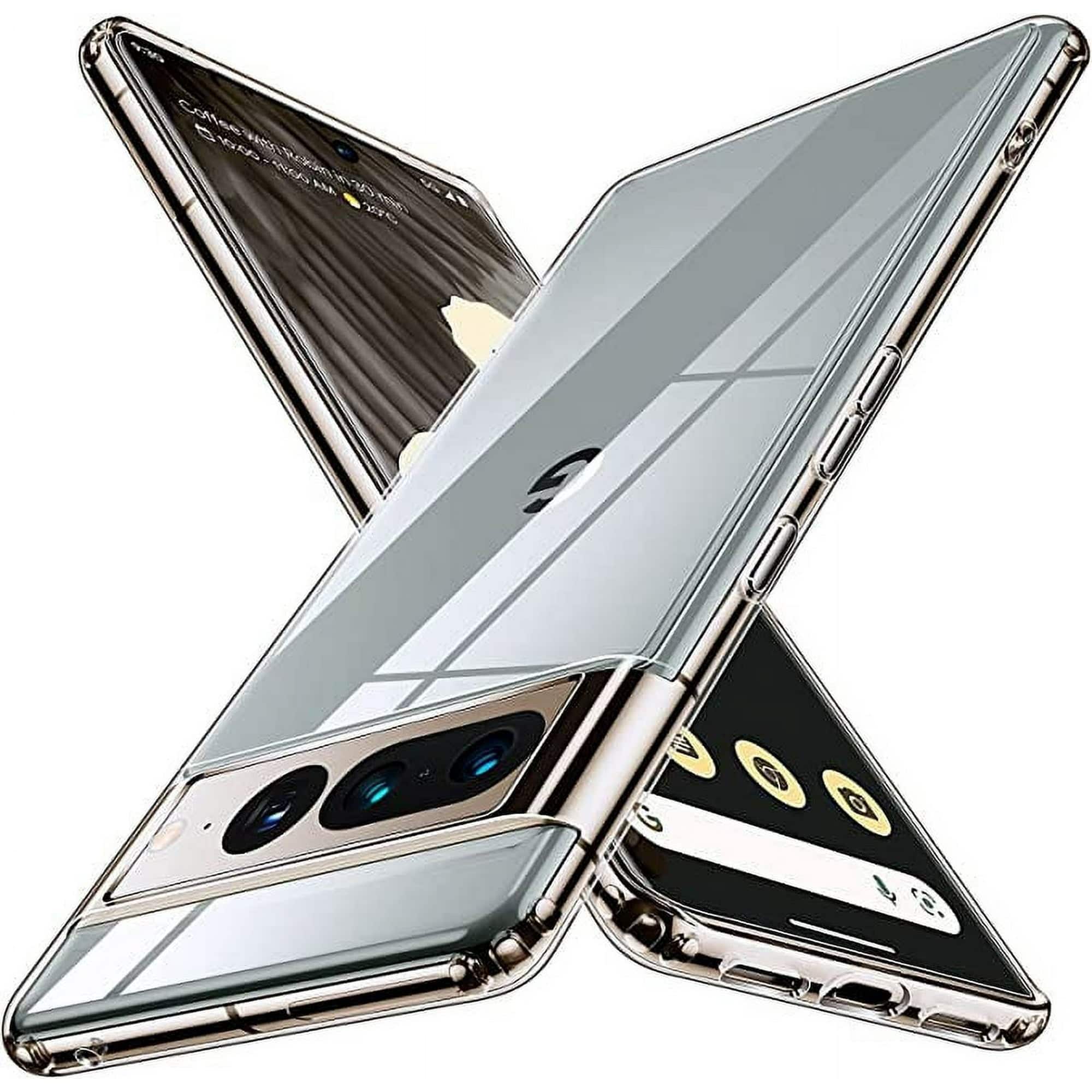 Front. Entronix - Entronix Clear Hard Back Case for Google Pixel 7 Pro - Ultimate Protection and Style - Clear.