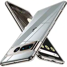 Entronix - Hard Back Case for Google Pixel 7 Pro - Ultimate Protection and Style - Clear
