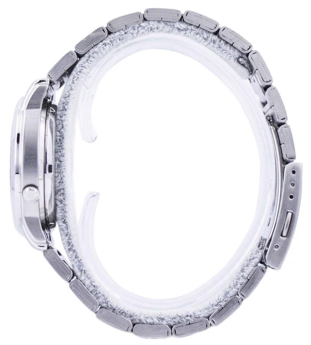 Left. Seiko - utomatic 21 Jewels SNKK71K1 Men's Watch Stainless Steel 30M - Silver, Black.