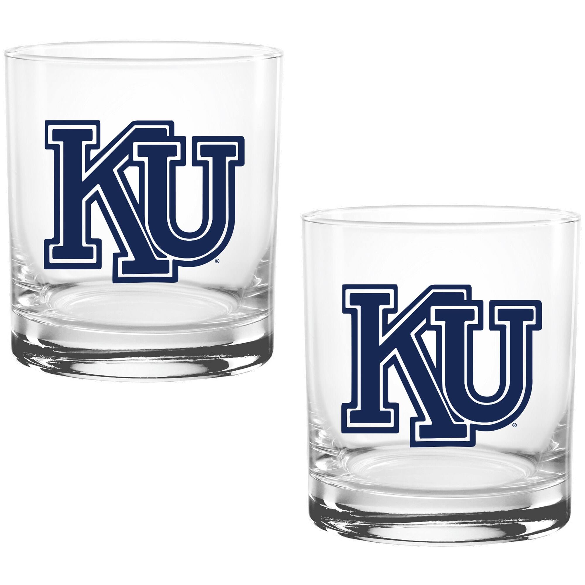 Indigo Falls Kansas Jayhawks Rocks Glass