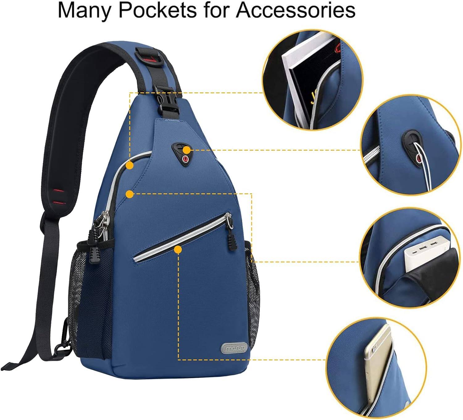 Many Pockets for Accessories