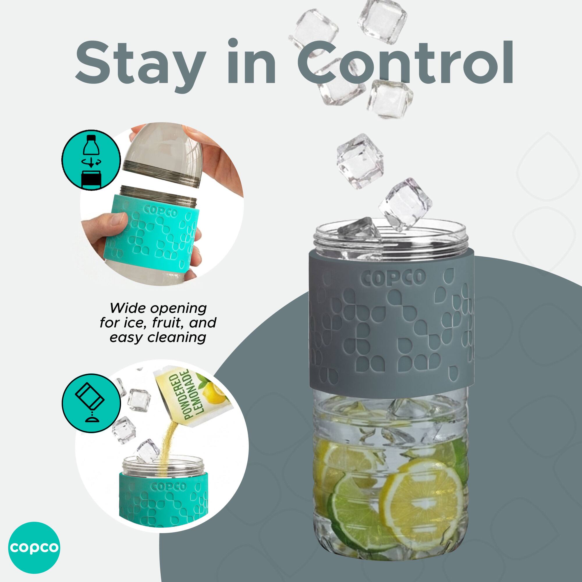 Stay in Control  
COPCO  
Wide opening for ice, fruit, and easy cleaning  
LEMONADE  
COPCO  
copco