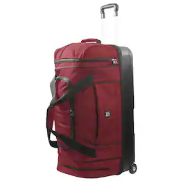Ful - Workhorse 30" Split Level Rolling Duffle Bag - DARK RED