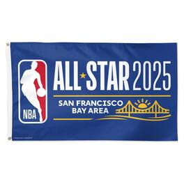 WinCraft - 2025 NBA All-Star Game 3' x 5' Single-Sided Deluxe Flag - Multicolor