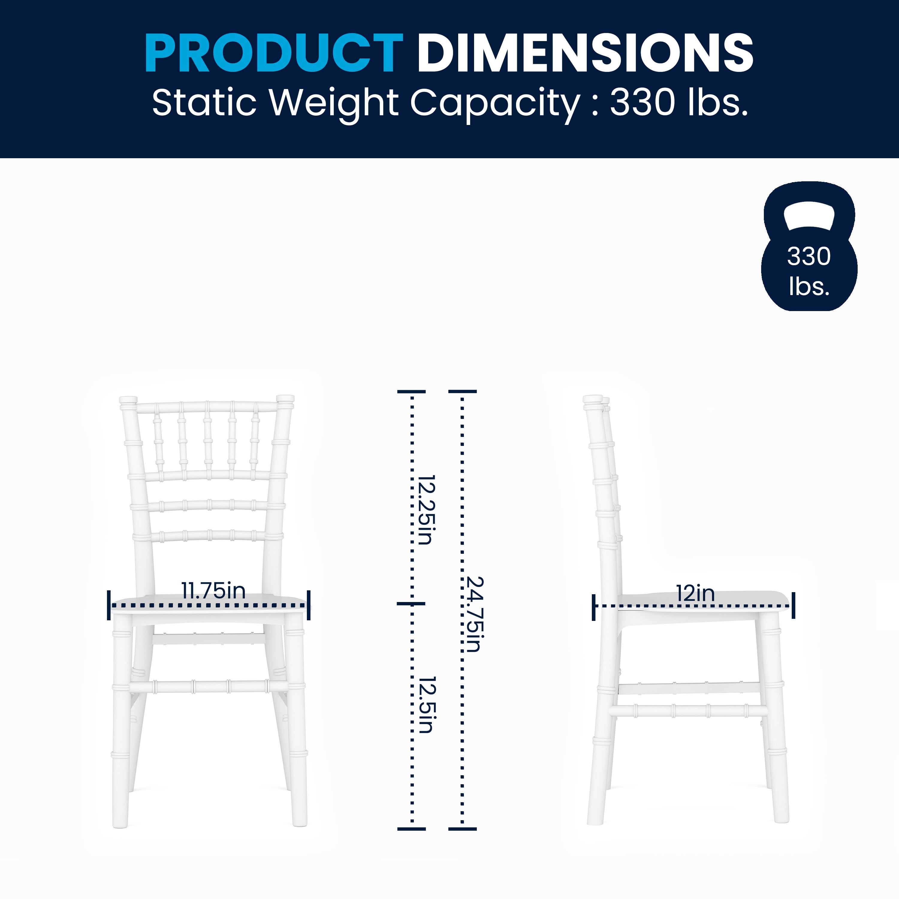 PRODUCT DIMENSIONS  
Static Weight Capacity: 330 lbs.  
11.75in  
12.25in  
12.5in  
24.75in  
12in