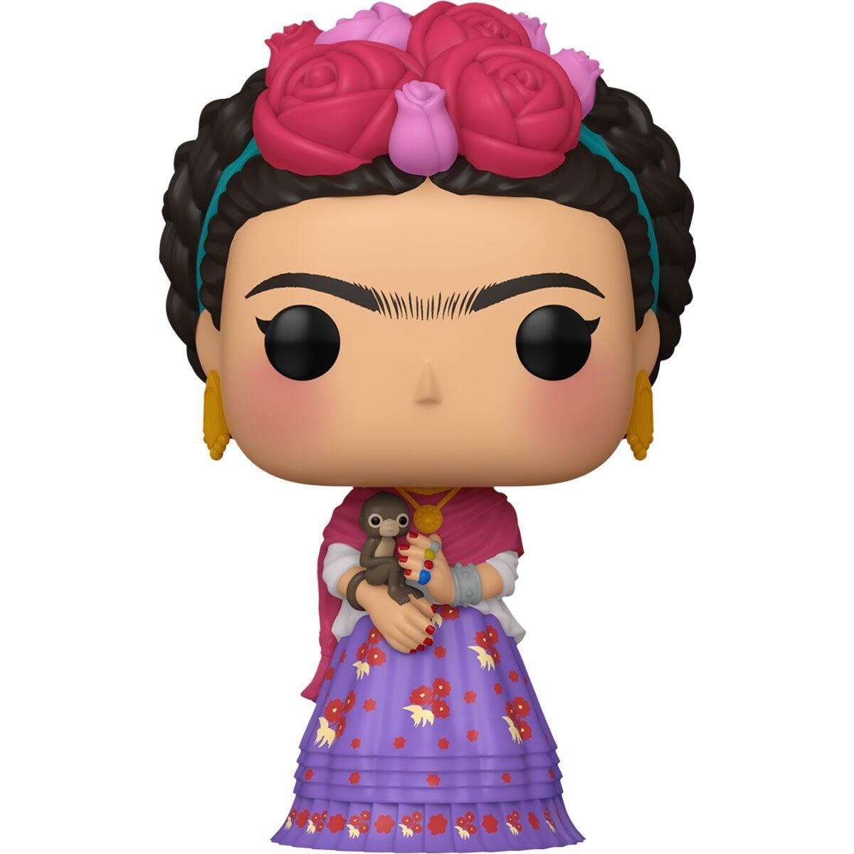 Angle. Funko - Frida Kahlo - Funko POP! Icons: Frida Kahlo   - COLLECTIBLES - Multicolor.