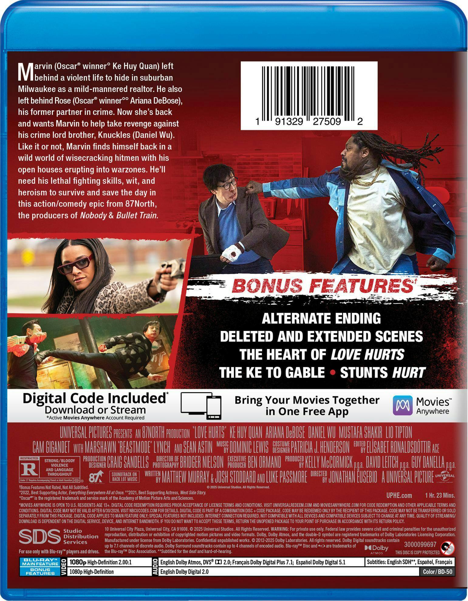 Back. Love Hurts - Collector's Edition Blu-ray + Digital [Blu-ray].