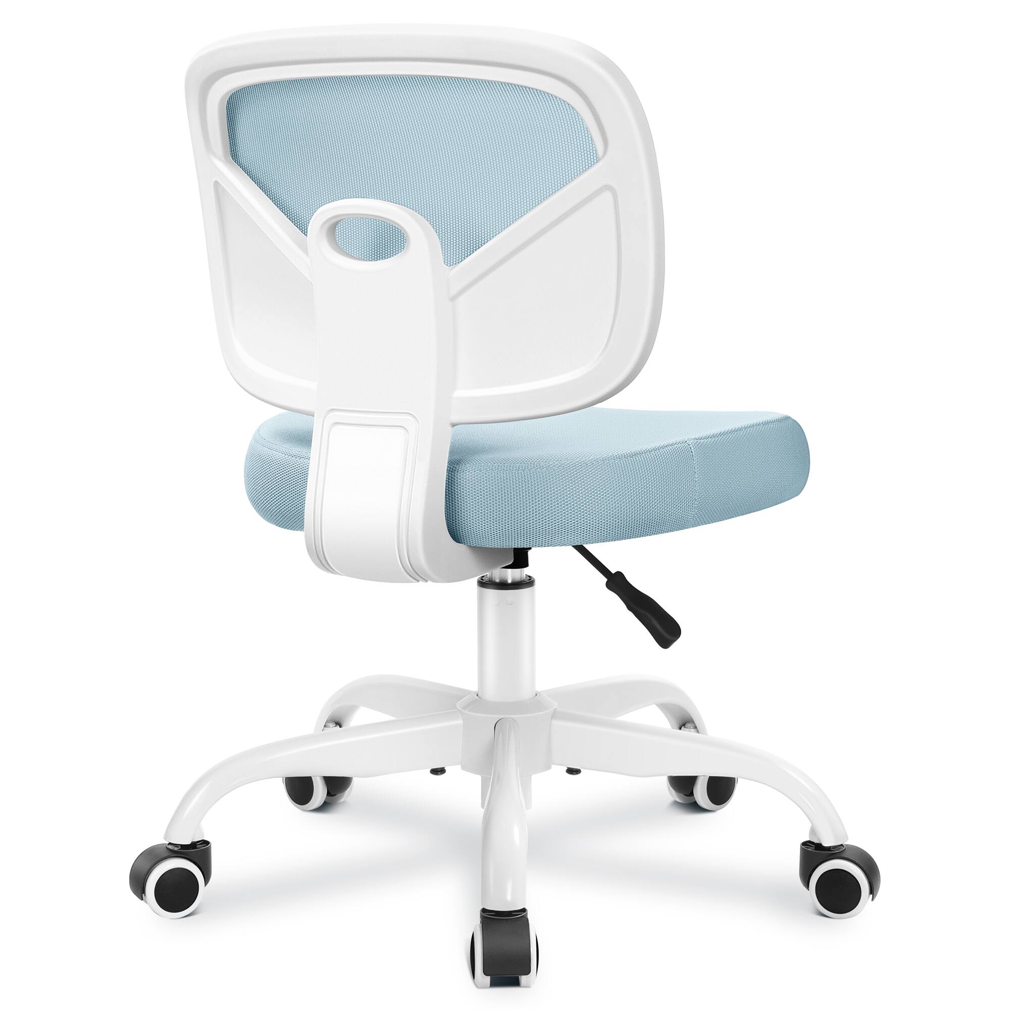 Alt View 3. KERDOM - Kids Desk Chair, Height Adjustable Ergonomic Study Chair, Swivel Mesh Task Student Chair for 4-12 Growing Teen Child - Light Blue.