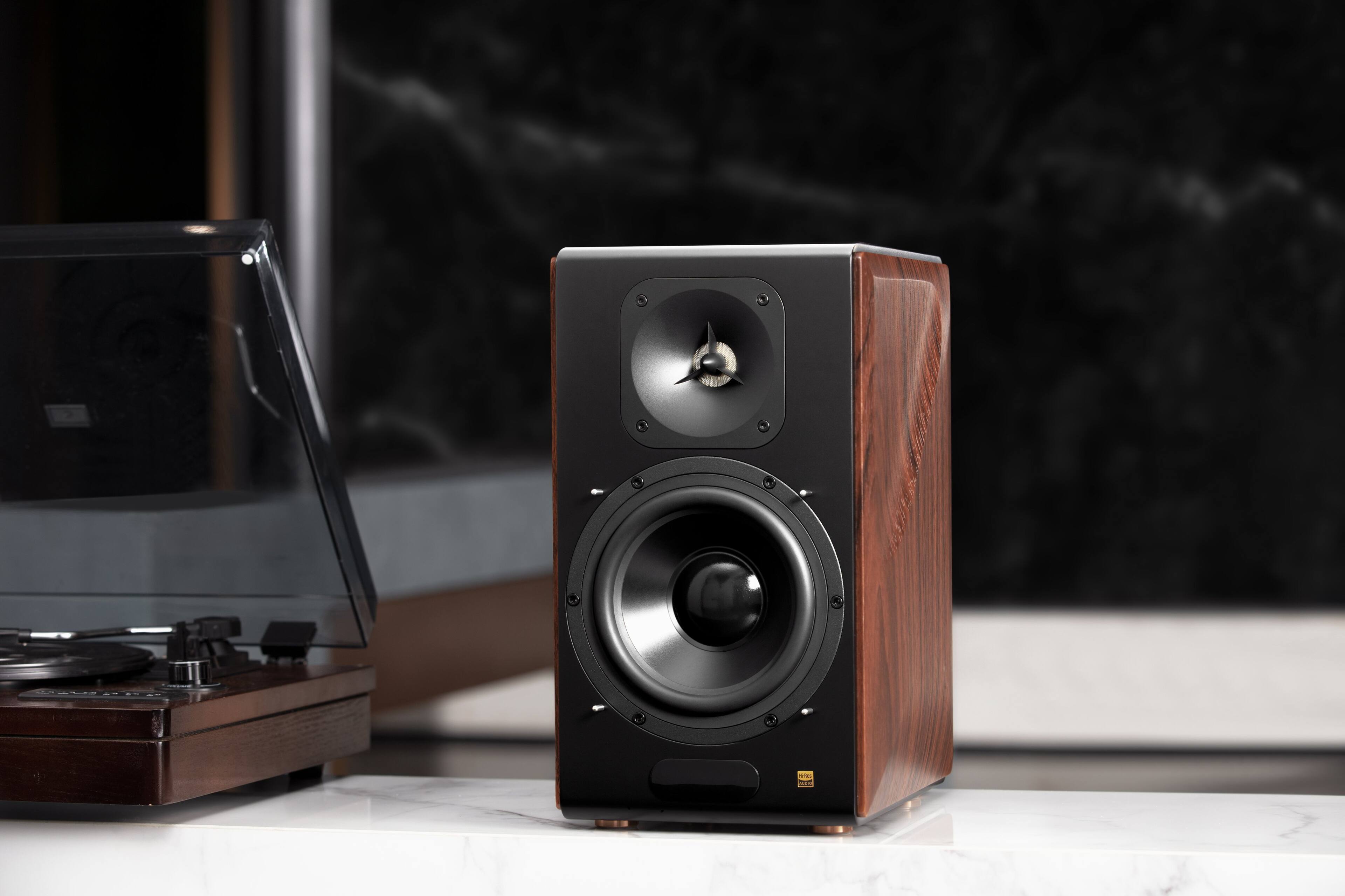 Alt View 13. Edifier - S3000MKII Audiophile Hi-Fi/Hi Res Active Bookshelf 2.0 Speakers, Computer Speakers - 256W - Bluetooth 5.0 HD - Brown.